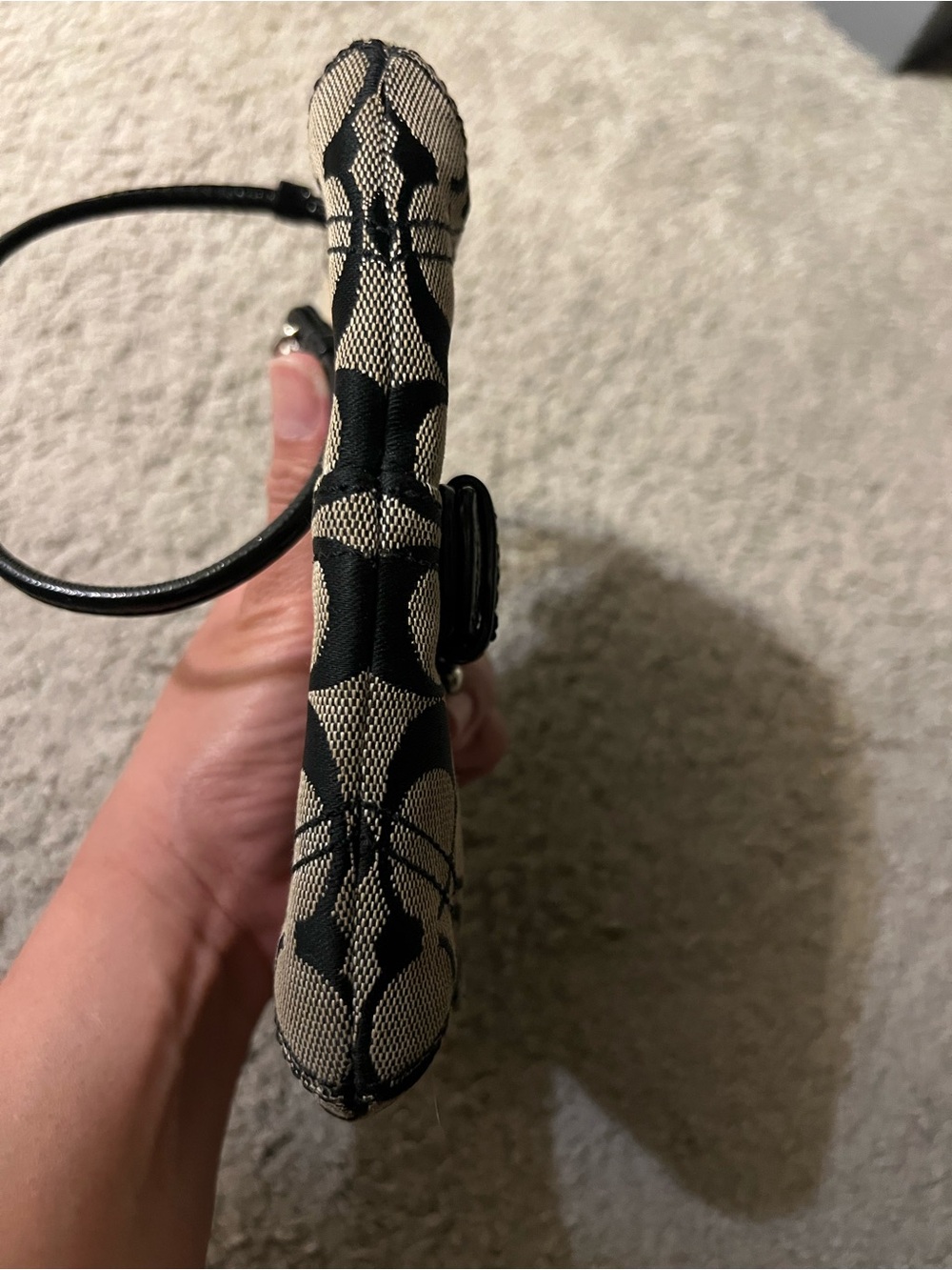 Coach SoHo Signature Canvas Wristlet Wallet - Picture 4 of 10